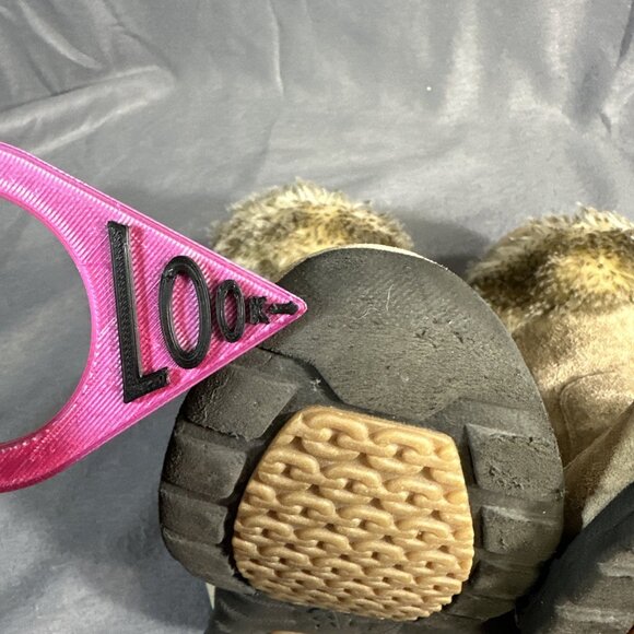 L.L. Bean Womens Winter Boots Brown Side Zipper Faux Fur Lined Boots Size 9.5 - Picture 13 of 16